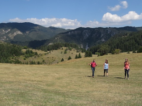 Walking in Rodopi Mountains