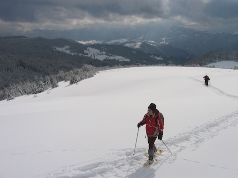 Snowshoeing in Bulgaria