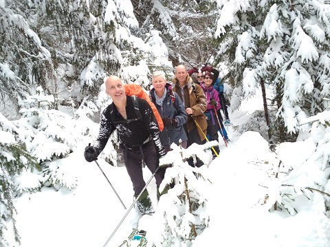 Snowshoeing in Bulgaria